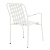 Set grădină Dagyn Vista, Aluminiu, Alb, 240x90x76 cm