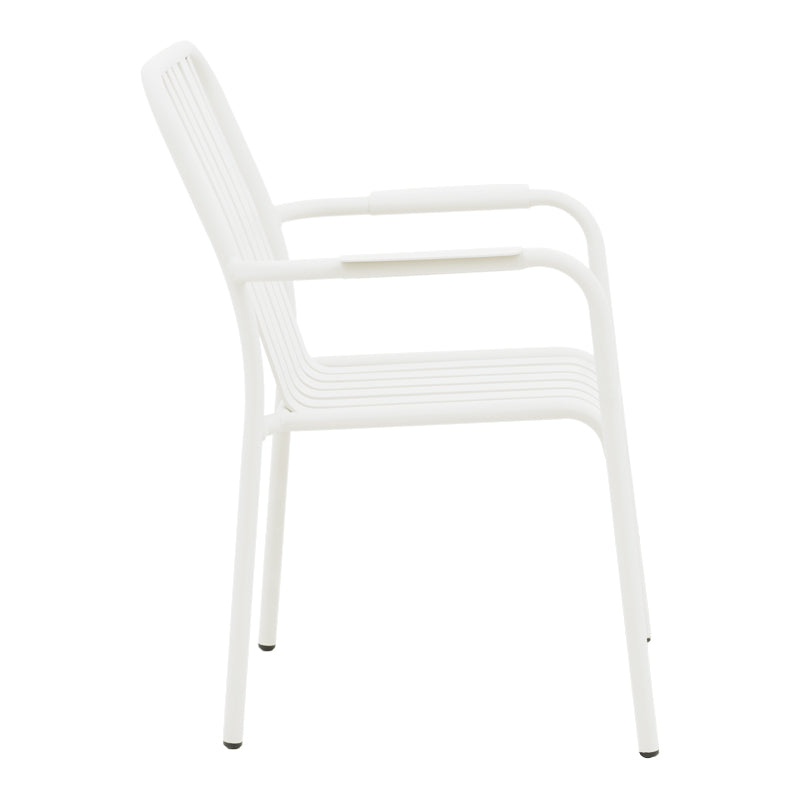 Set grădină Dagyn Vista, Aluminiu, Alb, 240x90x76 cm