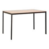 Set masă și scaune Aurora & Faragio, Gri-Natural, 120x75x75 cm