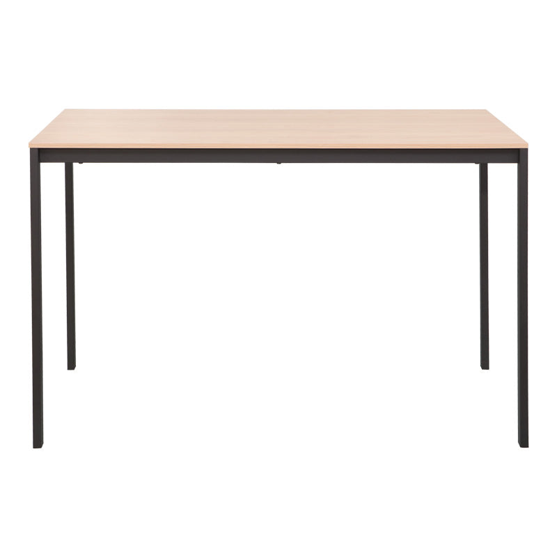 Set masă și scaune Ezra & Faragio, Antracit-Natural, 120x75x75 cm