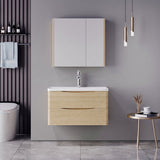 Dulap de baie Tzouena Mentis, Placaj, Diverse culori - Stejar | SKU: 200-002076 | Dulap de baie Tzouena Mentis, Placaj, varianta Stejar, produs pentru amenajarea locuinței, disponibil online în România la CasaMob