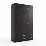 Dulap de haine Alvia, 3 uși, cu extensie superioară, Diverse culori, 150x51x240 cm - Wenge | SKU: 200-002082 | Dulap de haine Alvia, 3 uși, cu extensie superioară, 150x51x240 cm, varianta Wenge, produs pentru amenajarea locuinței, disponibil online în România la CasaMob