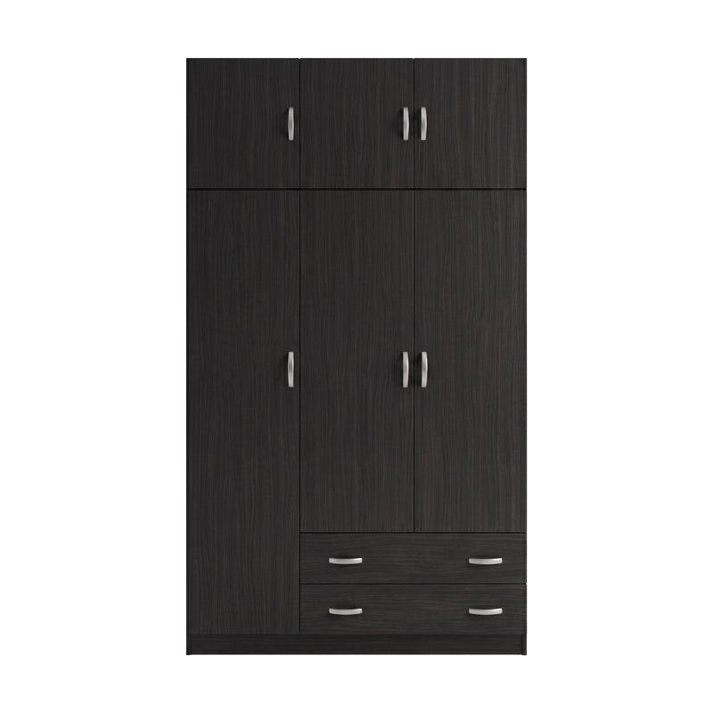 Dulap de haine Alvia, 3 uși, cu extensie superioară, Diverse culori, 150x51x240 cm - Wenge | SKU: 200-002082 | Dulap de haine Alvia, 3 uși, cu extensie superioară, 150x51x240 cm, varianta Wenge, produs pentru amenajarea locuinței, disponibil online în România la CasaMob