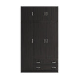 Dulap de haine Alvia, 3 uși, cu extensie superioară, Diverse culori, 150x51x240 cm - Wenge | SKU: 200-002082 | Dulap de haine Alvia, 3 uși, cu extensie superioară, 150x51x240 cm, varianta Wenge, produs pentru amenajarea locuinței, disponibil online în România la CasaMob