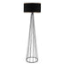 Lampa de podea Firdo I  E27 material-metal negru Ö38x121cm