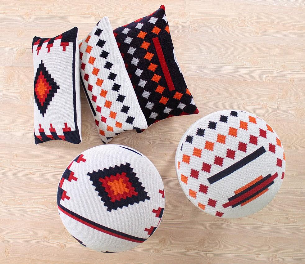 Puf, Multicolor, 46x42x46 cm - Multicolor, SKU 209FLF1110