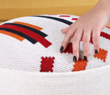 Puf, Multicolor, 46x42x46 cm - Alb, SKU 209FLF1110