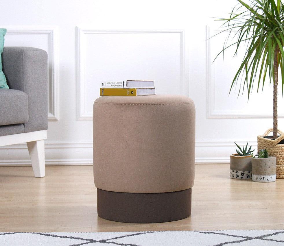 Puf Ropp, Verde, 38x43x38 cm - Cafea, SKU 209FLF1120