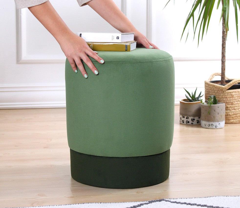 Puf Ropp, Verde, 38x43x38 cm - Verde, SKU 209FLF1120