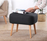 Puf Parrot, Galben, 42x43x50 cm - Gri inchis, SKU 209FLF1127