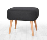 Puf Parrot, Galben, 42x43x50 cm - Gri inchis, SKU 209FLF1127