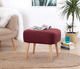 Puf Parrot, Galben, 42x43x50 cm - Rosu bordo, SKU 209FLF1127