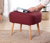 Puf Parrot, Galben, 42x43x50 cm - Rosu bordo, SKU 209FLF1127