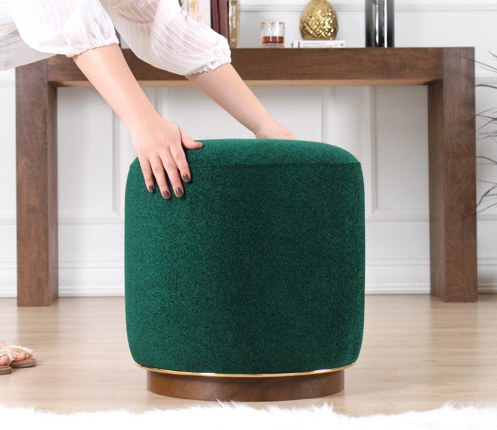 Taburet Zeone, Diverse culori - Verde închis | SKU: 209FLF1144 | Taburet Zeone, varianta Verde închis, produs pentru amenajarea locuinței, disponibil online în România la CasaMob