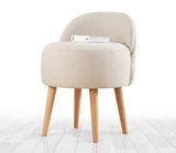 Puf, portocale, 46x46x64 cm - Crem, SKU 209FLF1149