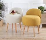Puf, portocale, 46x46x64 cm - Crem, SKU 209FLF1149