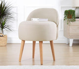 Puf, portocale, 46x46x64 cm - Crem, SKU 209FLF1149