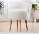 Puf Rufmee, Gri inchis - Alb, 46x46x64 cm - Alb, SKU 209FLF1153