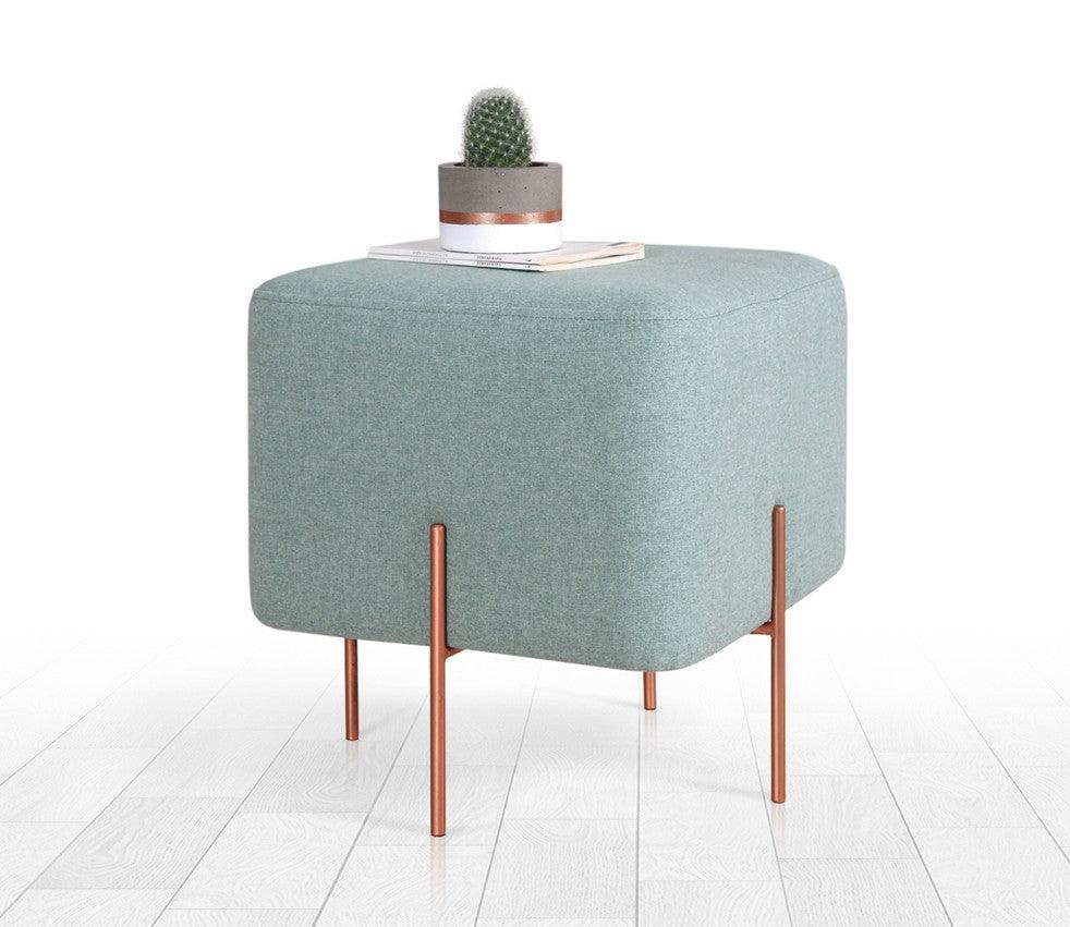 Puf, Roz, 40x40x5 cm - Mare verde, SKU 209FLF1175