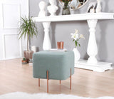 Puf, Roz, 40x40x5 cm - Mare verde, SKU 209FLF1175
