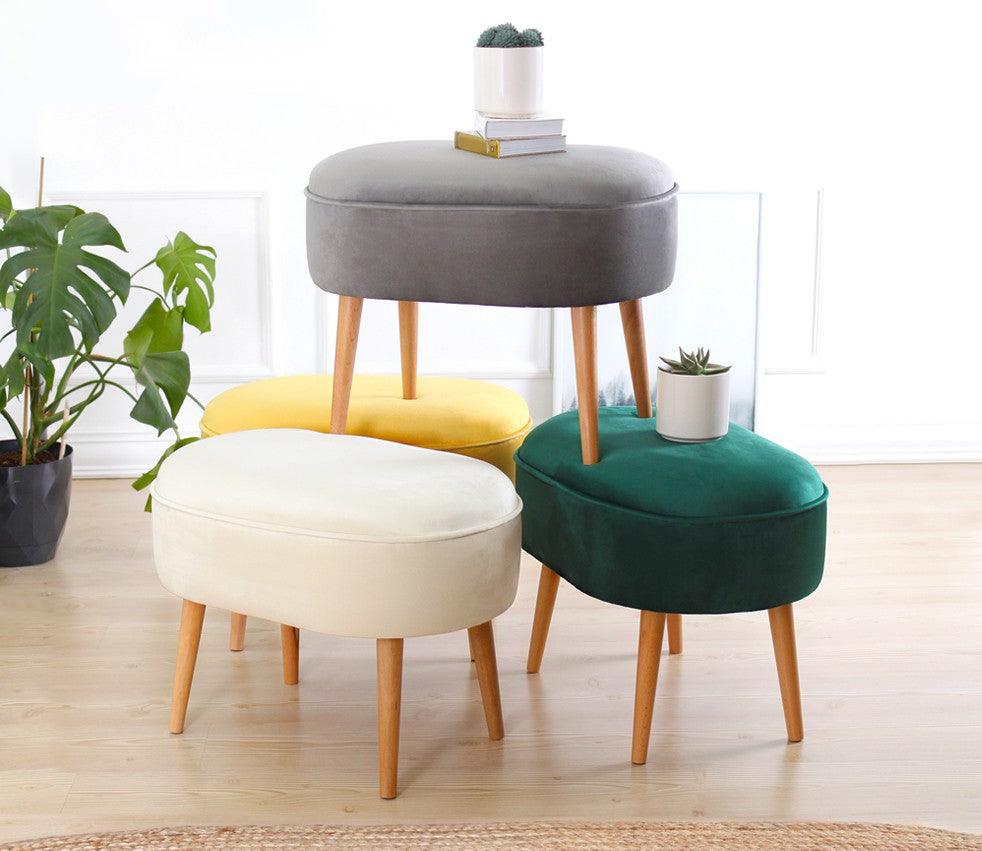 Taburet Moile, Diverse culori, 63x44x6 cm - Verde | SKU: 209FLF1203 | Taburet Moile, 63x44x6 cm, varianta Verde, produs pentru amenajarea locuinței, disponibil online în România la CasaMob