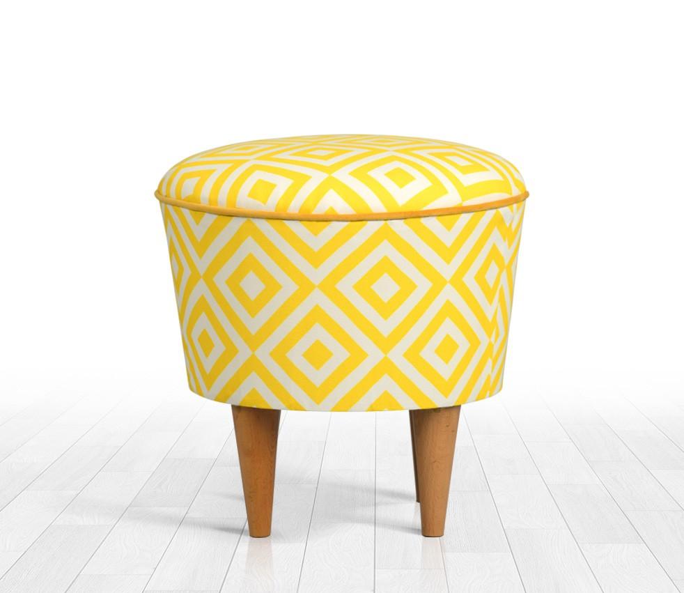 Puf Sun, Galben, 42x42x42 cm, SKU 209FLF1218