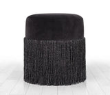 Puf, Gri, 45x40x45 cm - Negru, SKU 209FLF1254