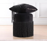 Puf, Gri, 45x40x45 cm - Negru, SKU 209FLF1254