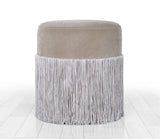 Puf, Gri, 45x40x45 cm - Gri, SKU 209FLF1254