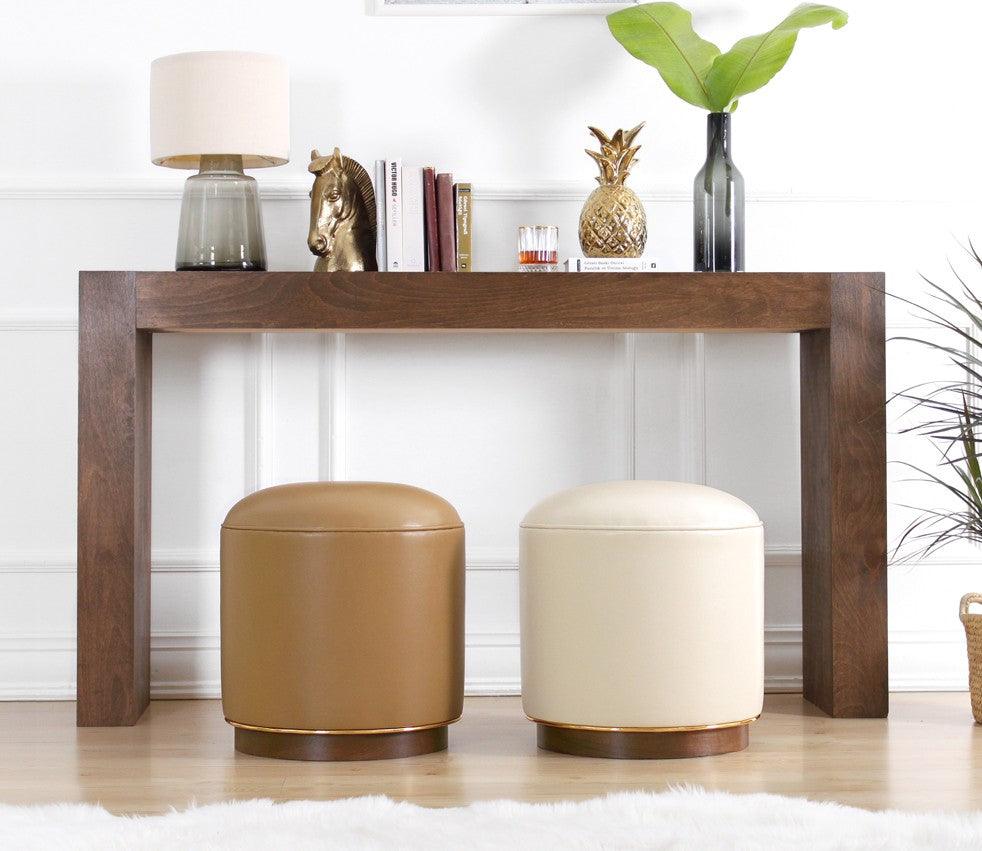 Puf, Cafea, 42x43x42 cm - Cafea, SKU 209FLF1261