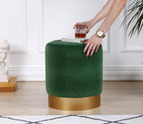 Puf, Roz, 40x45x40 cm - Verde inchis, SKU 209FLF1266