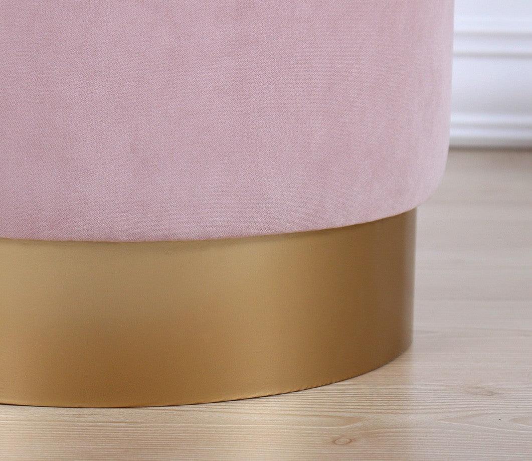 Puf, Roz, 40x45x40 cm - Roz, SKU 209FLF1266