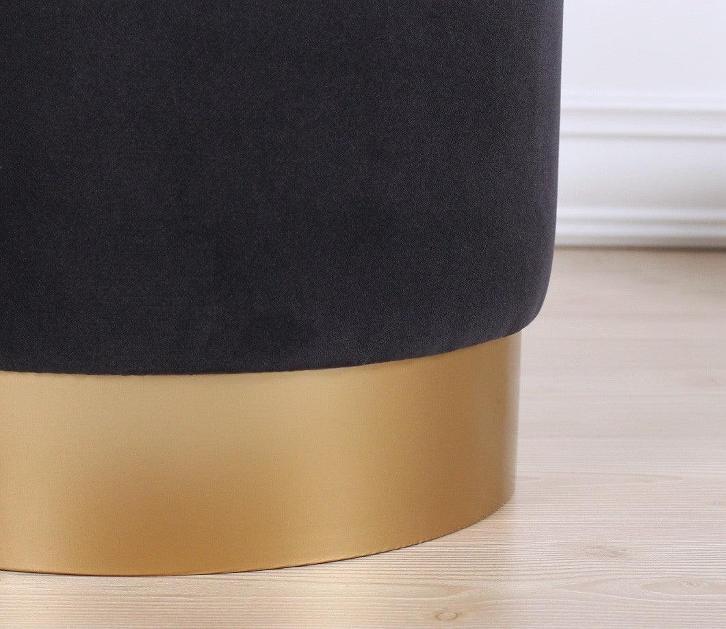 Puf, Roz, 40x45x40 cm - Gri inchis, SKU 209FLF1266