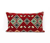 Pernă decorativă Esmeli v4, Roșu, 58x33 cm