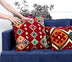 Pernă decorativă Esmeli v3, Roșu, 50x50 cm, SKU 210FLF1114, imagine 3
