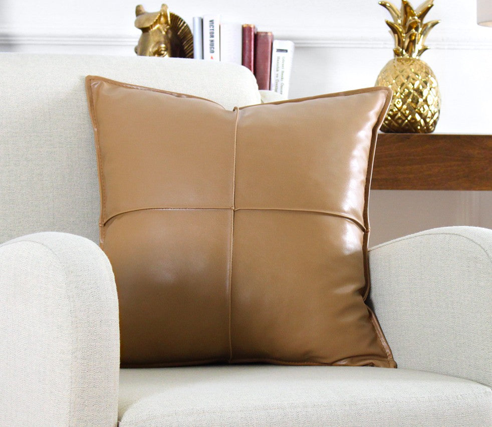 Pernă decorativă Dobsett - Beige, Camel, 50x50 cm