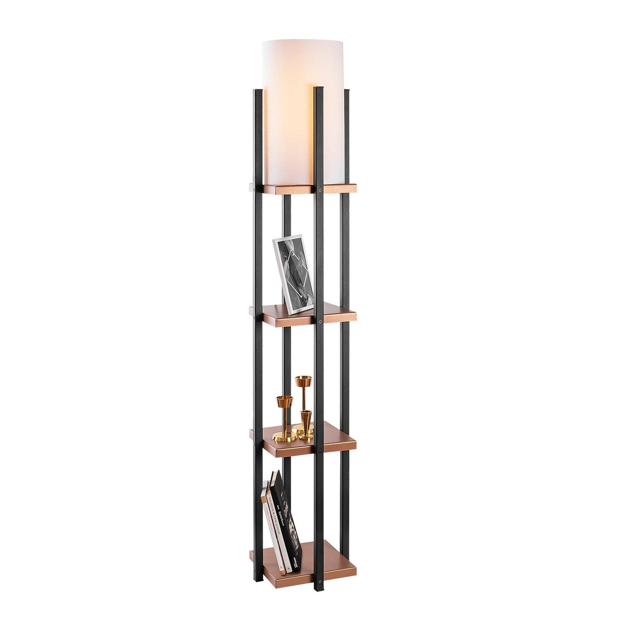 Lampadar Square 7111 - Cupru negru, SKU 211LMP1101