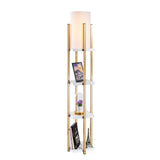 Lampadar Square 7111 - Auriu alb, SKU 211LMP1101