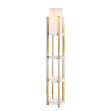 Lampadar Square 7111 - Auriu alb, SKU 211LMP1101