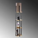 Lampadar Square 7111 - Auriu Negru, SKU 211LMP1101