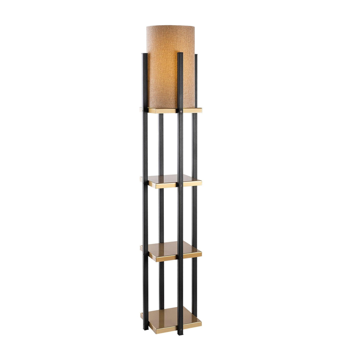 Lampadar Square 7111 - Auriu Negru, SKU 211LMP1101