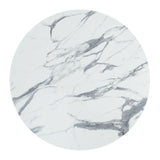 Placa masiva din marmura Alb Solace Werzalit D60cm, 25mm grosime 60x60