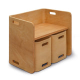 Masă cu scaune 3 bucăți Flexy Table Set, Natur