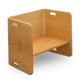 Masă cu scaune 3 bucăți Flexy Table Set, Natur