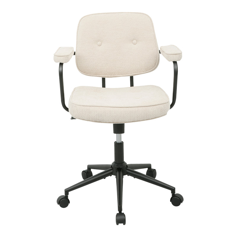 Scaun de birou Leberta, Stofă, Diverse culori - Bej | SKU: 225-000092 | Scaun de birou Leberta, Stofă, varianta Bej, produs pentru amenajarea locuinței, disponibil online în România la CasaMob
