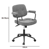 Scaun de birou Leberta, Stofă, Diverse culori - Bej | SKU: 225-000092 | Scaun de birou Leberta, Stofă, varianta Bej, produs pentru amenajarea locuinței, disponibil online în România la CasaMob