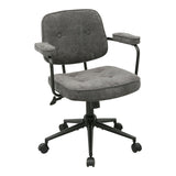 Scaun de birou Leberta, Stofă, Diverse culori - Antracit | SKU: 225-000093 | Scaun de birou Leberta, Stofă, varianta Antracit, produs pentru amenajarea locuinței, disponibil online în România la CasaMob