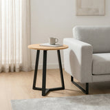 Măsuță de cafea Berton, Metal, Diverse culori, D45x52 cm - Natural | SKU: 225-000096 | Măsuță de cafea Berton, Metal, D45x52 cm, varianta Natural, produs pentru amenajarea locuinței, disponibil online în România la CasaMob
