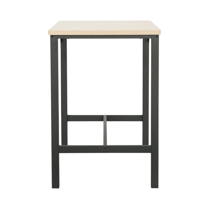 Set masă și scaune Arzo, Metal, Natural, 100x60x86 cm