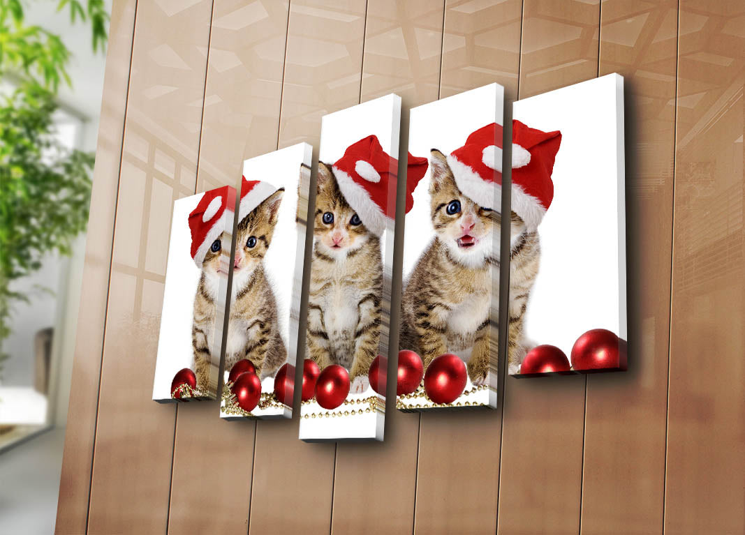 Tablou canvas 5 bucăți 5PATNOEL-5, Multicolor, 105x70x3 cm